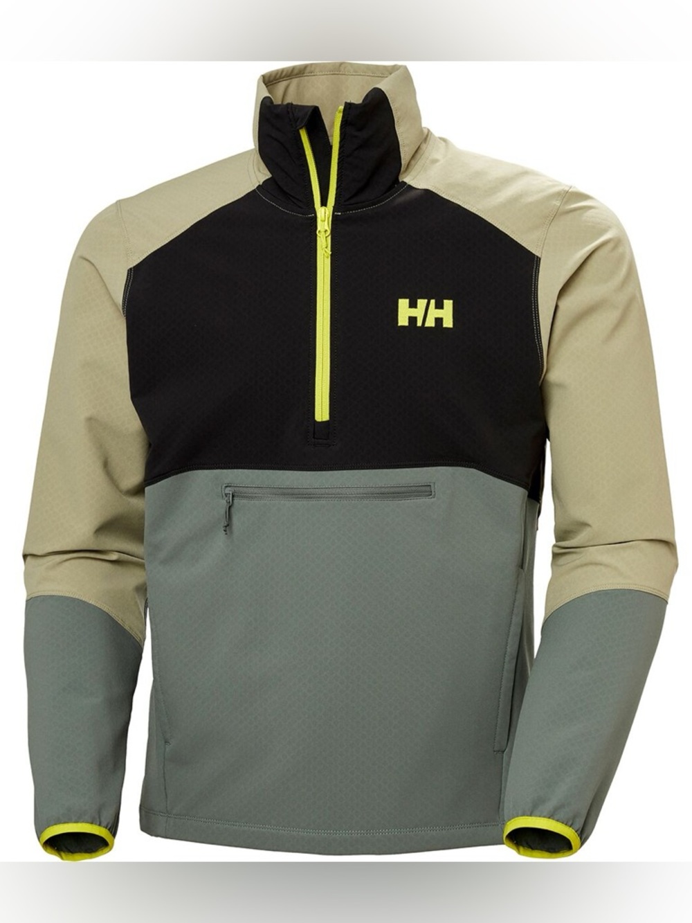 Helly Hansen Cascade Shield Anorak Jacket Gray Cactus Size Small